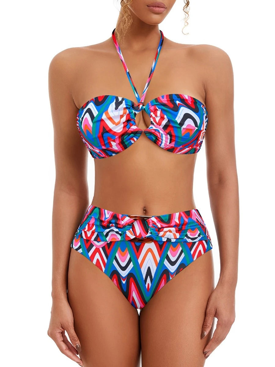 Vintage Inspired Bikini with a Contemporary Edge