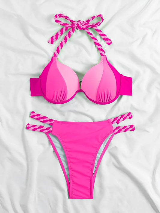 Subtly Elegant Bikini with a Refined Vintage Look