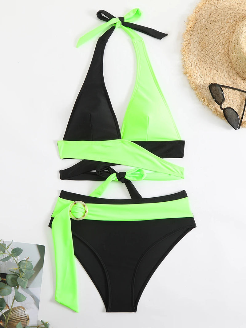 Vintage Inspired Bikini with a Contemporary Edge