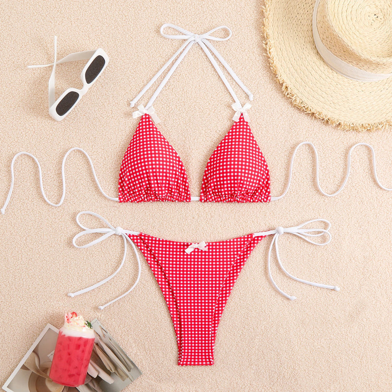 Classic Vintage Bikini with a Flattering Fit
