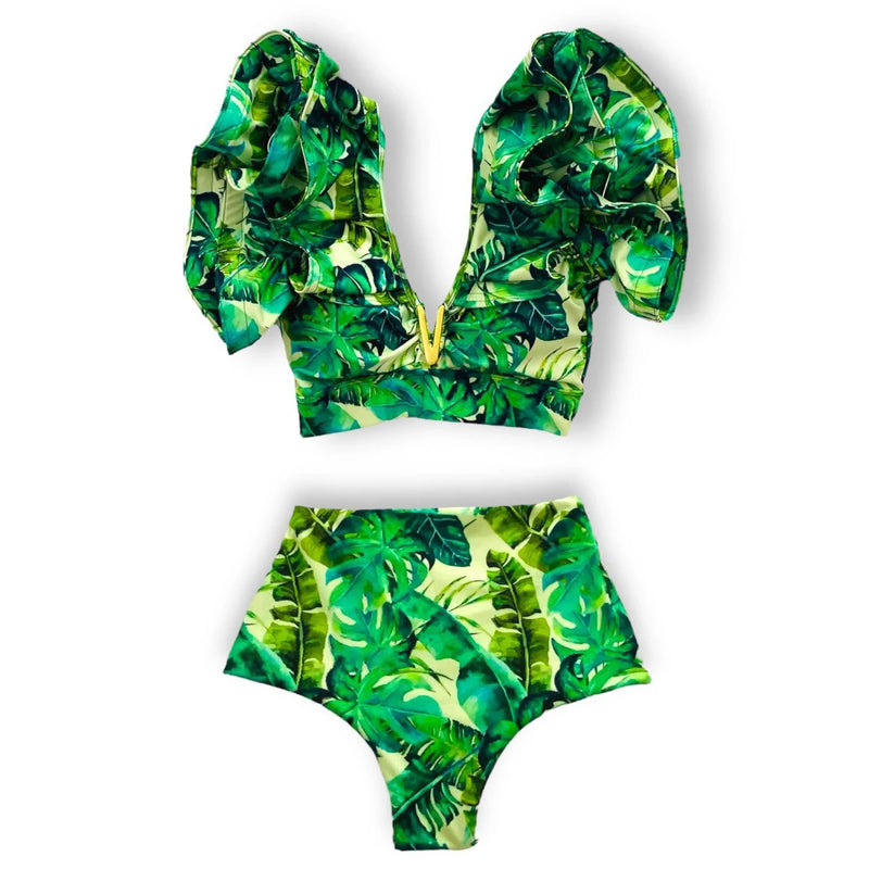 Vintage Inspired Bathing Suit with a Contemporary Edge