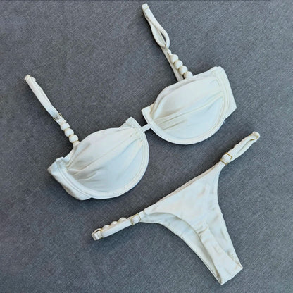 Classic Vintage Bikini with a Flattering Fit