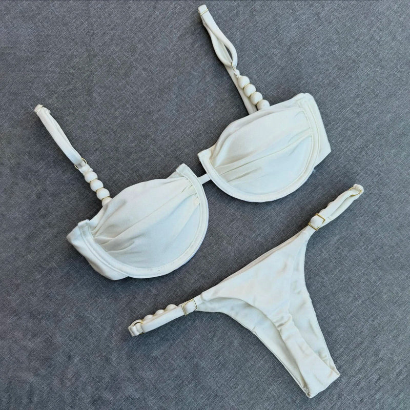 Classic Vintage Bikini with a Flattering Fit