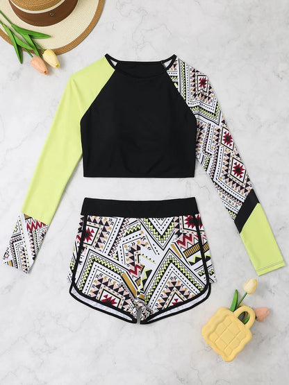 Casually Elegant Swimsuit with a Refined Edge