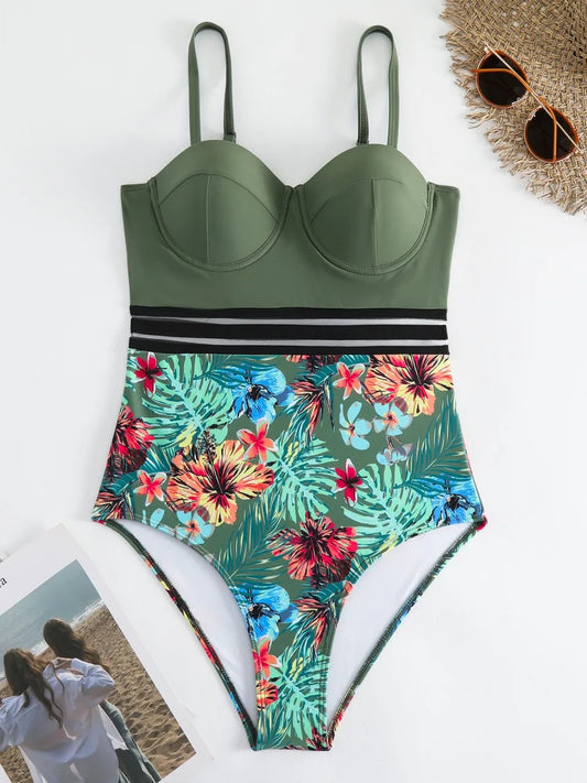 Vintage Style Monokini with a Modern Fit