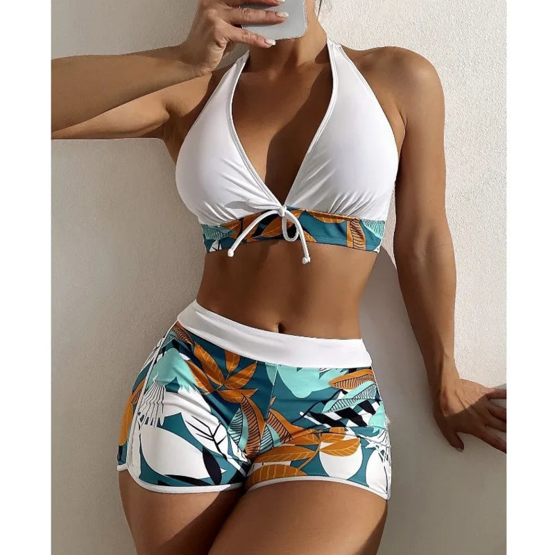 Subtly Elegant Bathing Suit with a Refined Vintage Look