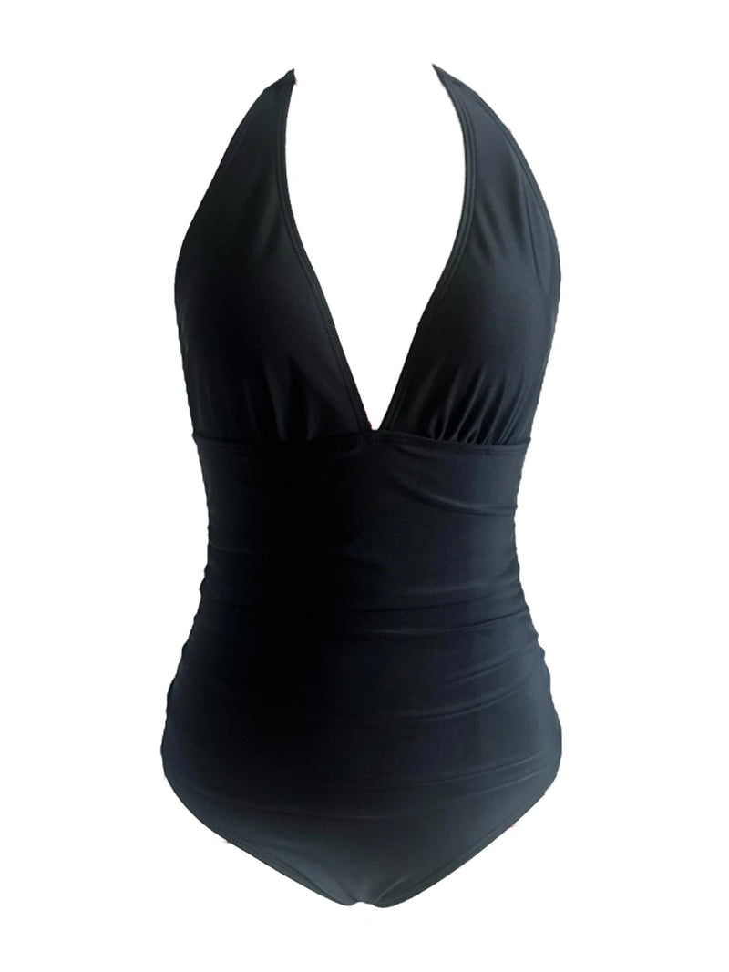 Subtly Elegant Swimsuit with a Refined Vintage Look