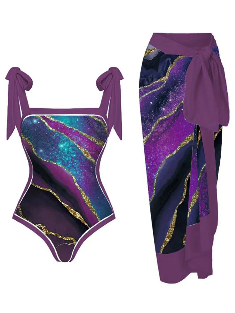 Subtly Elegant Swimsuit with a Refined Vintage Look