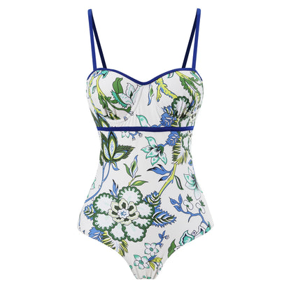 Subtly Elegant Bathing Suit with a Refined Vintage Look