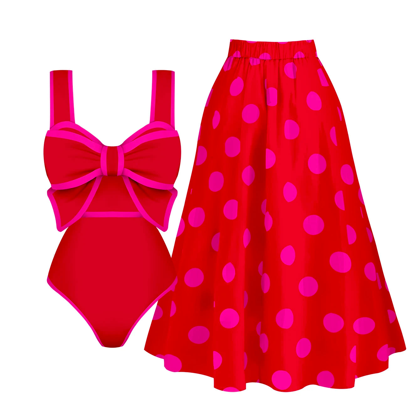 Finely Styled Bathing Suit with a Classic Vintage Look