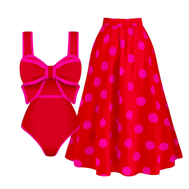 Finely Styled Bathing Suit with a Classic Vintage Look