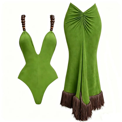 Classic Vintage Bathing Suit with a Flattering Fit