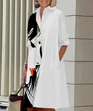 Classic Vintage Dress with a Flattering Fit