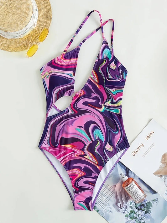 Subtly Elegant Swimsuit with a Refined Vintage Look
