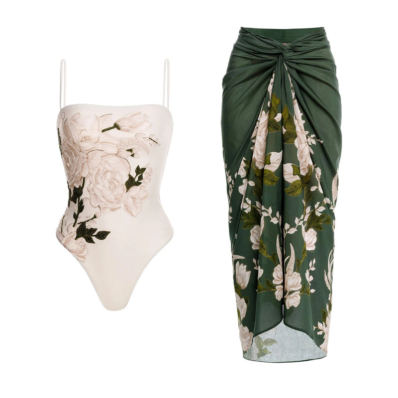 Vintage Inspired Bathing Suit with a Contemporary Edge