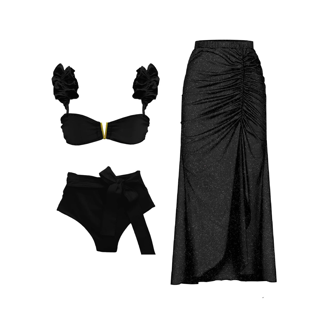 Casually Elegant Bathing Suit with a Refined Edge