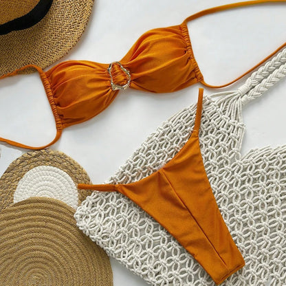Casually Elegant Bathing Suit with a Refined Edge