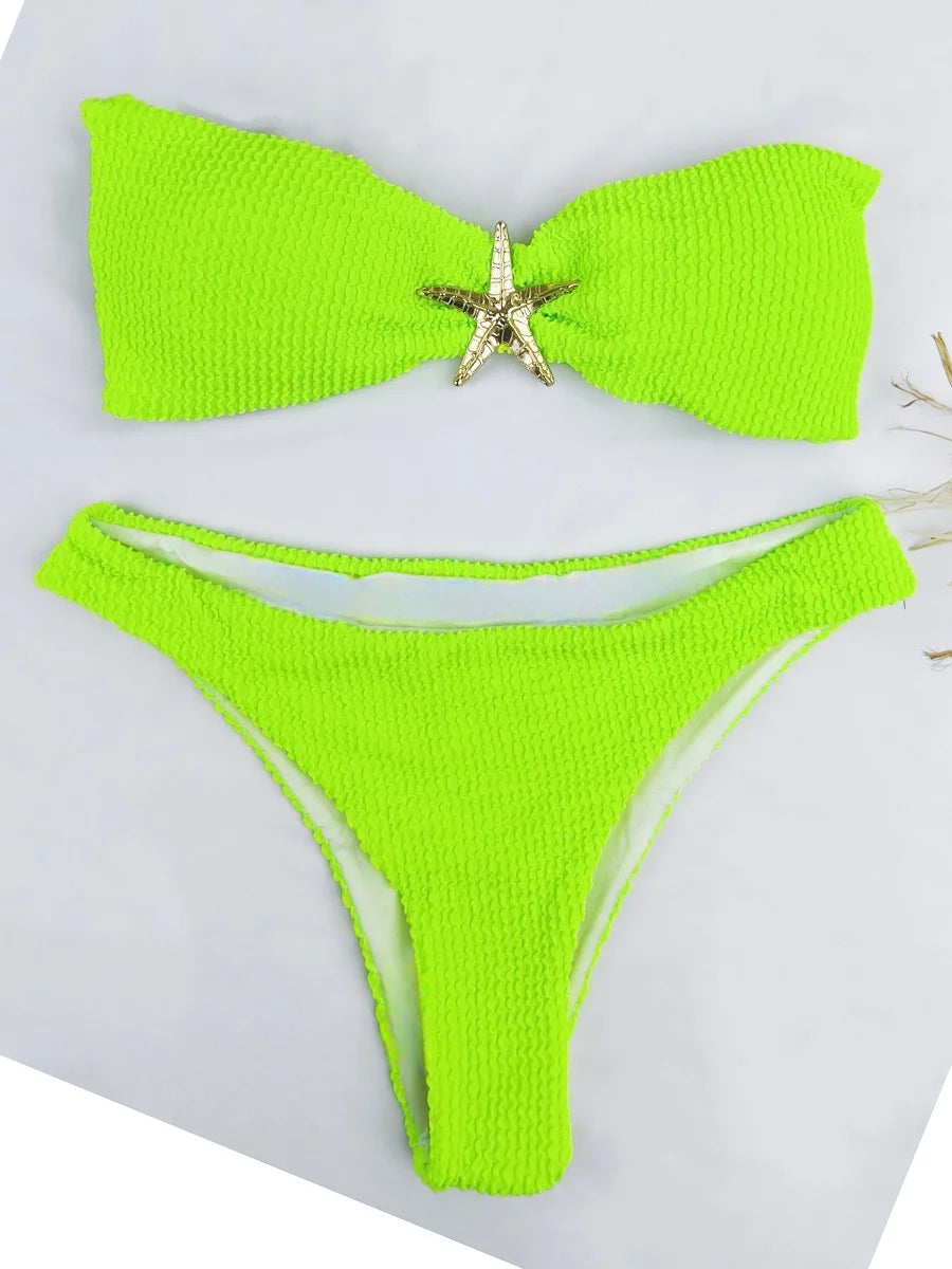 Vintage Inspired Bikini with a Contemporary Edge