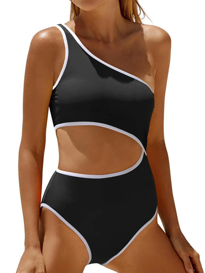 Subtly Elegant Swimsuit with a Refined Vintage Look