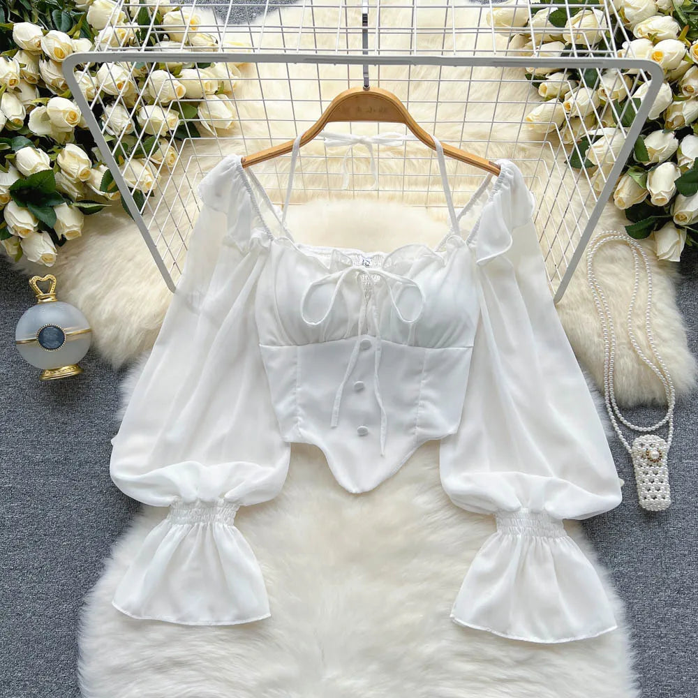 Gepolijst en speels Blouse