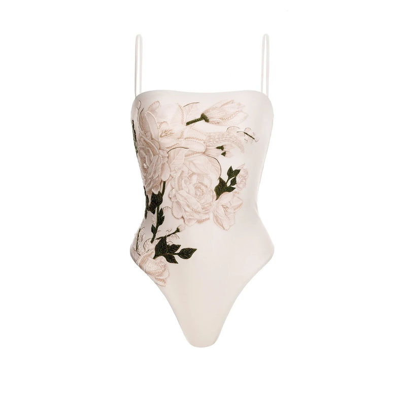 Finely Styled Bathing Suit with a Classic Vintage Look