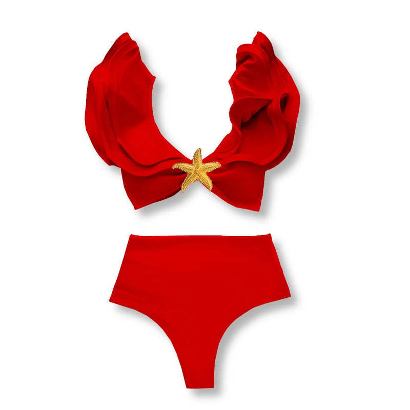 Vintage Inspired Bathing Suit with a Contemporary Edge