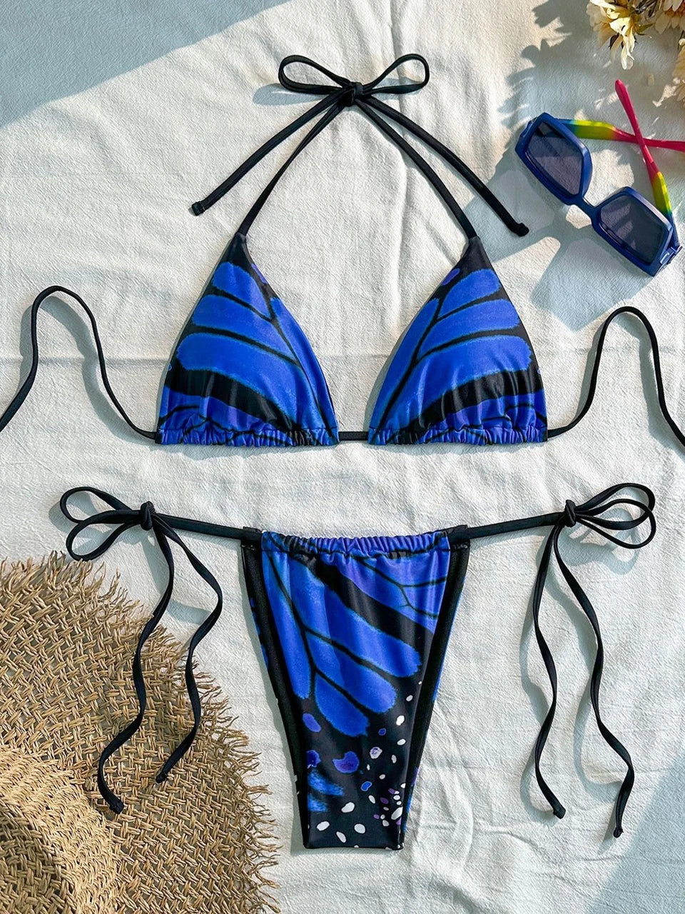 Classic Vintage Bikini with a Flattering Fit