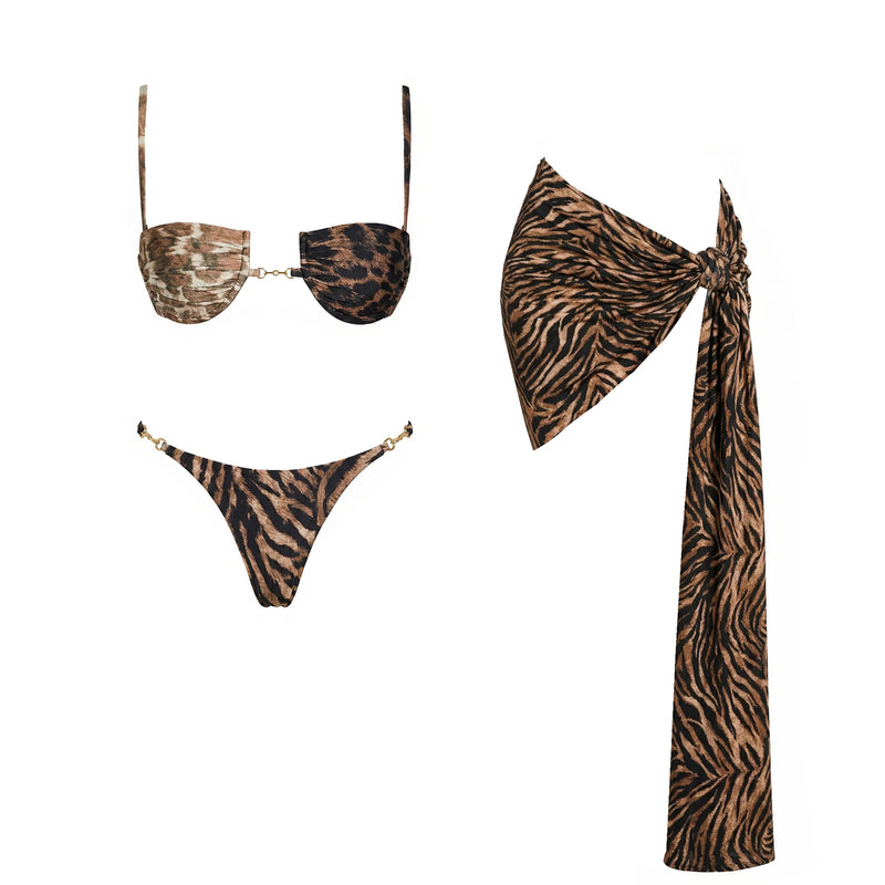 Classic Vintage Bikini with a Flattering Fit