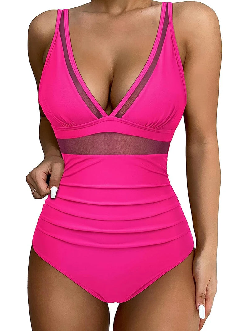 Vintage Inspired Bathing Suit with a Contemporary Edge