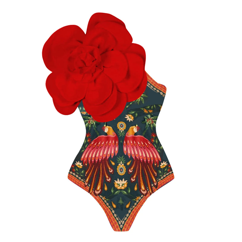 Classic Vintage Bathing Suit with a Flattering Fit
