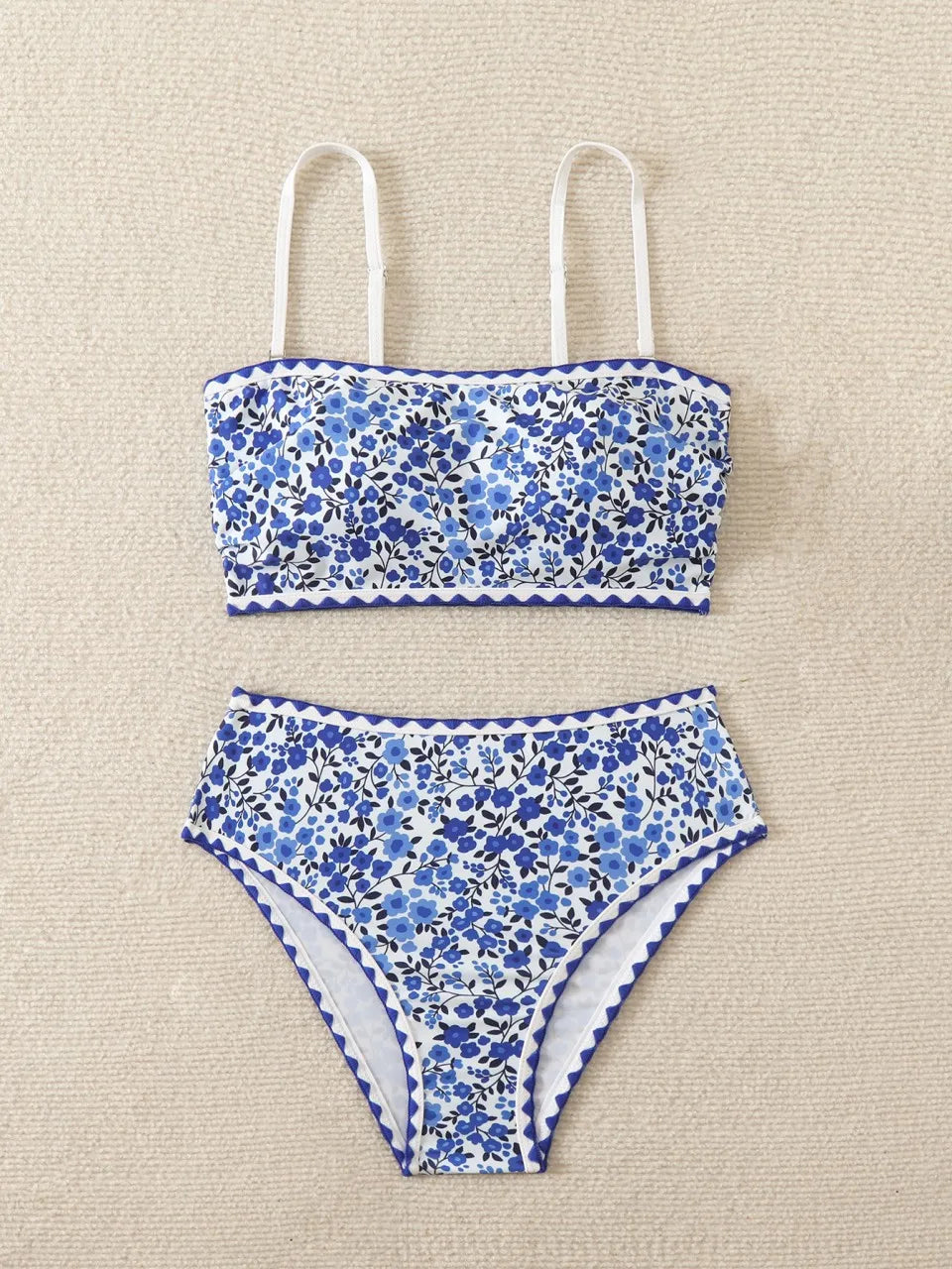 Subtly Elegant Bikini with a Refined Vintage Look