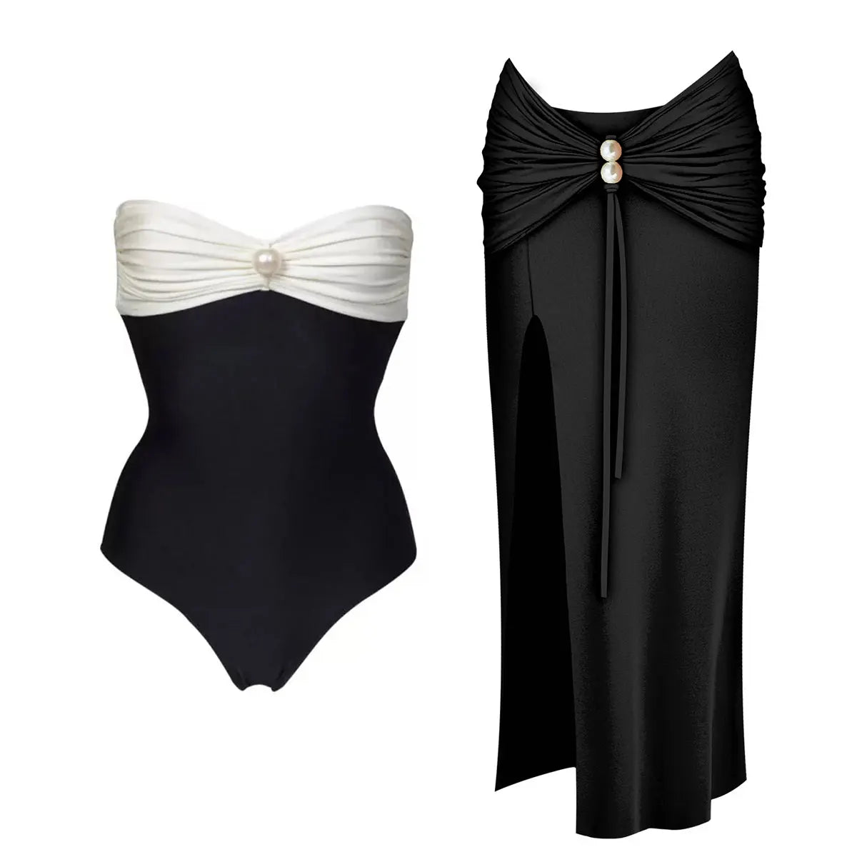 Classic Vintage Bathing Suit with a Flattering Fit