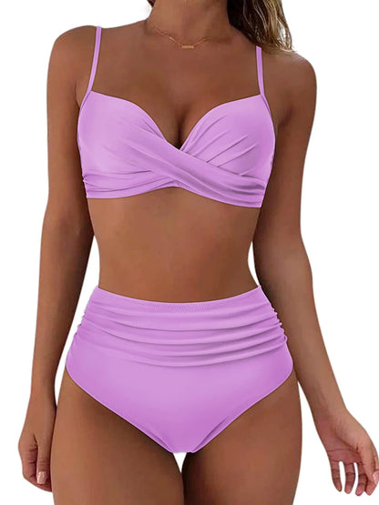 Classic Vintage Bikini with a Flattering Fit