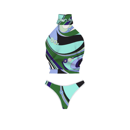 Vintage Inspired Bathing Suit with a Contemporary Edge