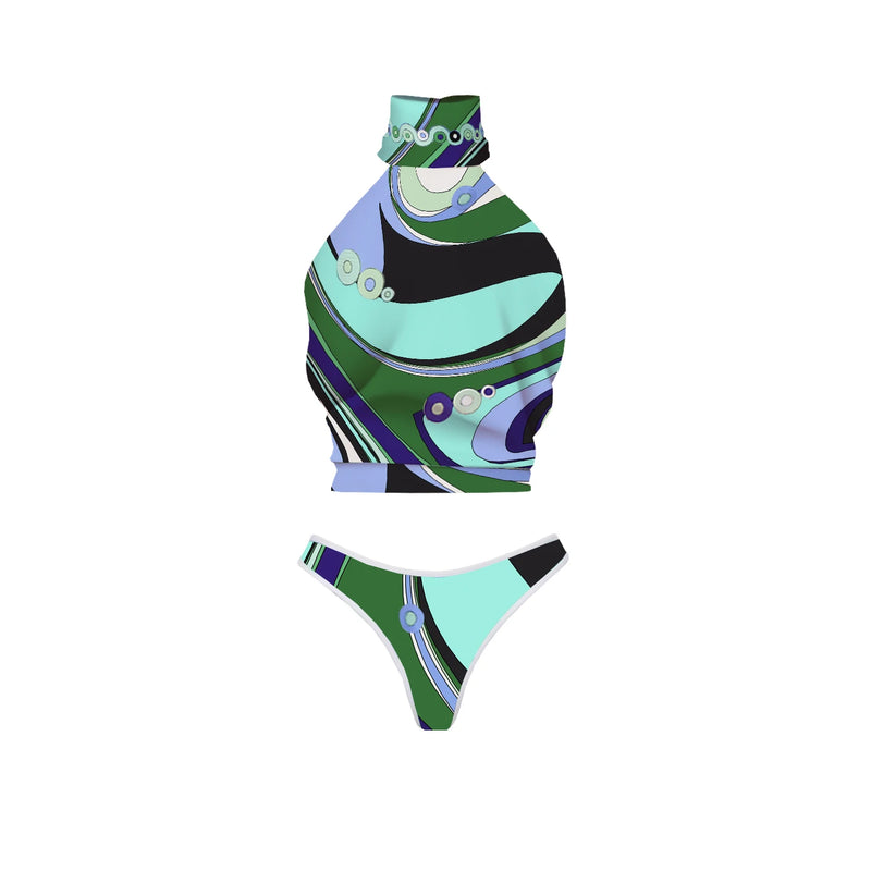 Vintage Inspired Bathing Suit with a Contemporary Edge