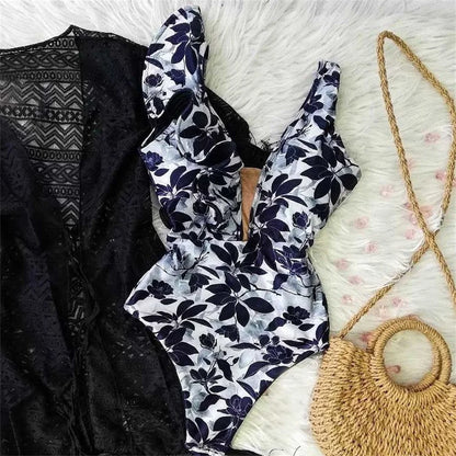 Finely Styled Bathing Suit with a Classic Vintage Look