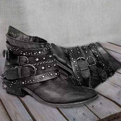 Vintage Inspired Orthopedic Boots