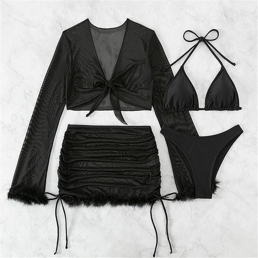 Subtly Elegant Bikini with a Refined Vintage Look
