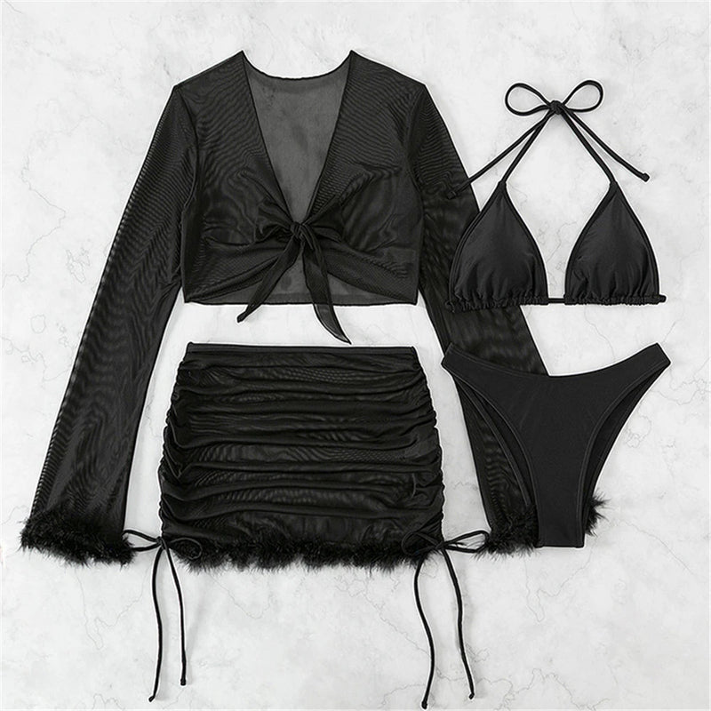 Subtly Elegant Bikini with a Refined Vintage Look