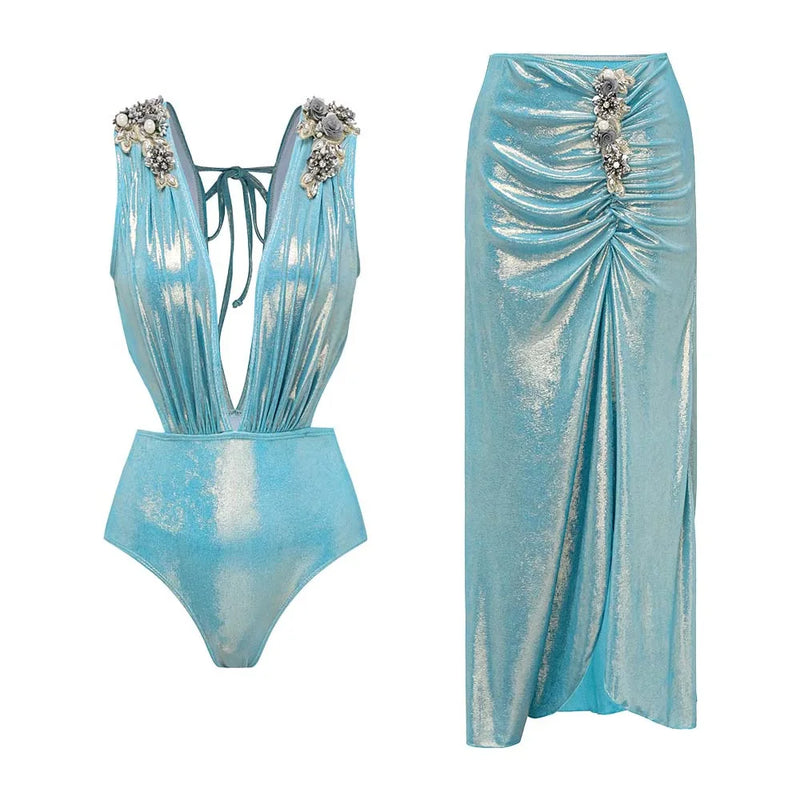 Vintage Inspired Bikini with a Contemporary Edge