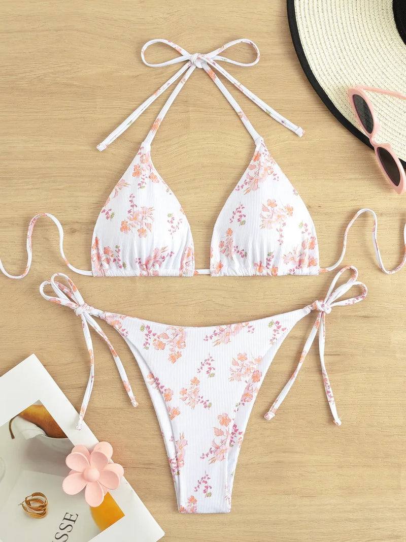 Subtly Elegant Bikini with a Refined Vintage Look