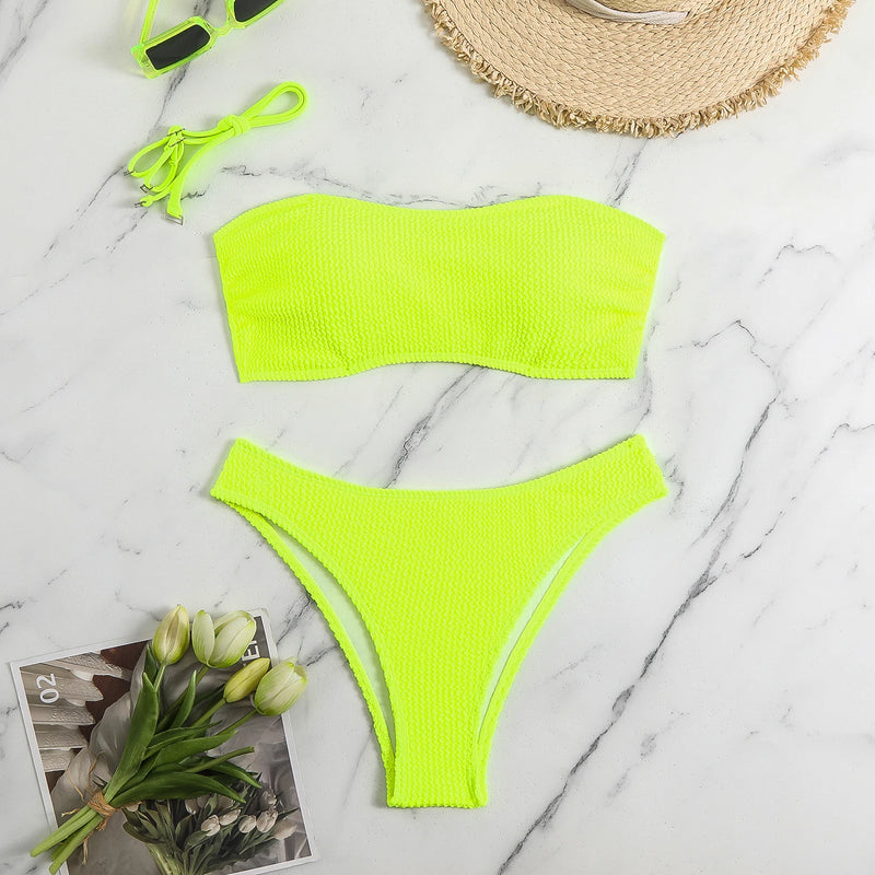 Subtly Elegant Bikini with a Refined Vintage Look