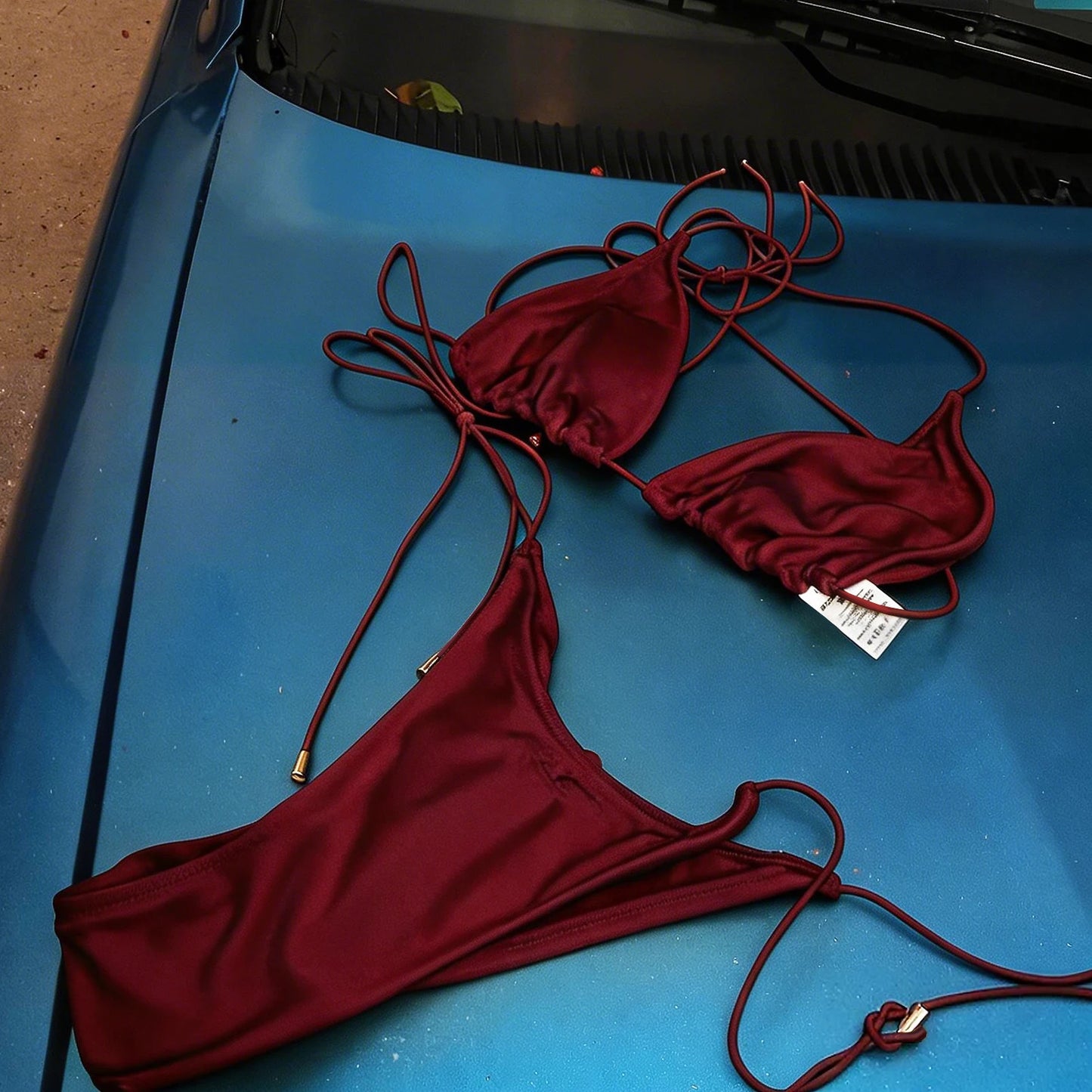 Finely Styled Bathing Suit with a Classic Vintage Look