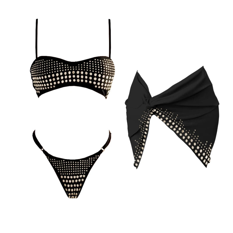 Subtly Elegant Bikini with a Refined Vintage Look