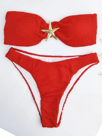 Vintage Inspired Bikini with a Contemporary Edge