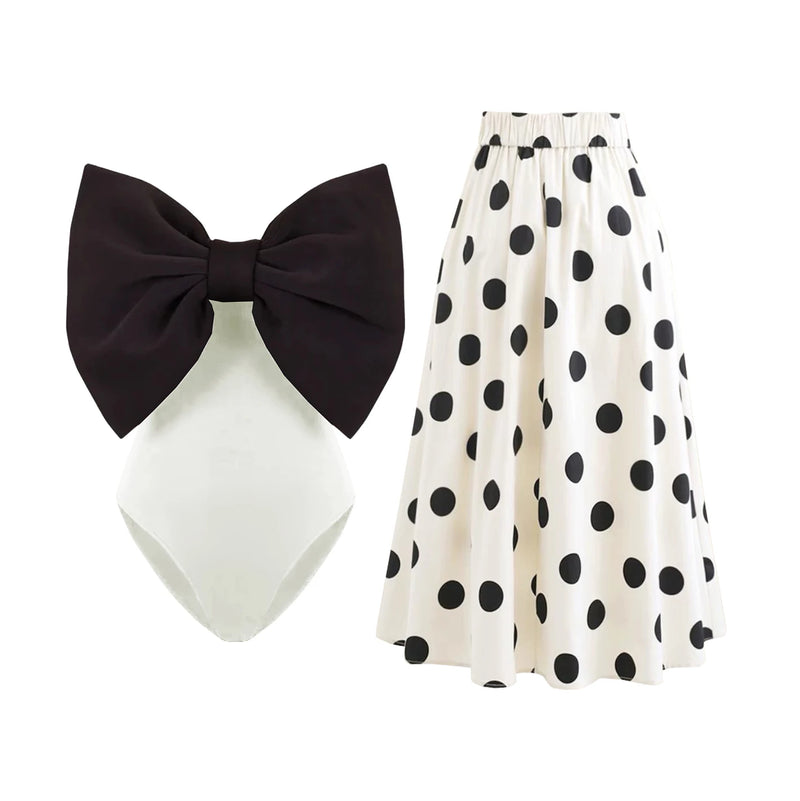 Finely Styled Bathing Suit with a Classic Vintage Look