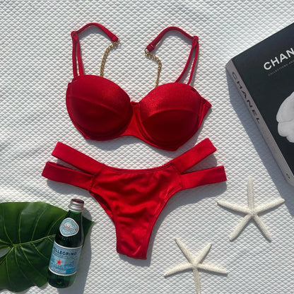 Vintage Inspired Bathing Suit with a Contemporary Edge