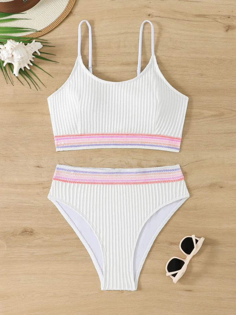 Subtly Elegant Bikini with a Refined Vintage Look