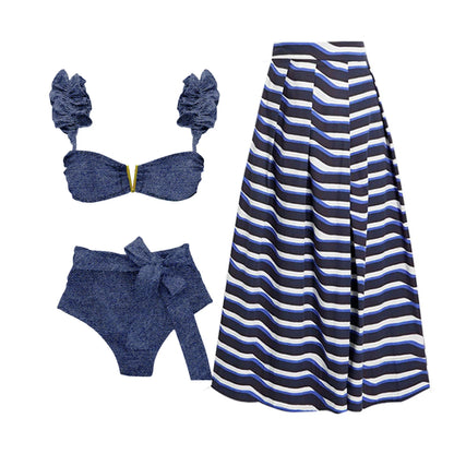 Casually Elegant Bathing Suit with a Refined Edge