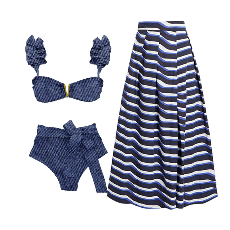 Casually Elegant Bathing Suit with a Refined Edge